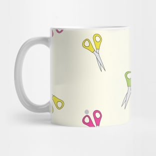 Colorful Scissors Back To School Pattern Mug